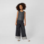 DKNY Παιδικό Παντελόνι για Κορίτσι Μαύρο D62783-Z11 - Image 4