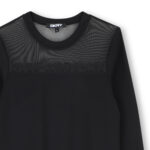 DKNY Παιδικό Φόρεμα για Κορίτσι Μαύρο D62799-09B - Image 2