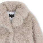 DKNY Παιδικό Μπουφάν για Κορίτσι Γκρι D62801-275 - Image 3