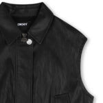 DKNY Παιδικό Γιλέκο για Κορίτσι Μαύρο D62908-09B - Image 3