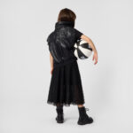 DKNY Παιδικό Γιλέκο για Κορίτσι Μαύρο D62908-09B - Image 5