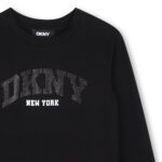 DKNY Παιδική Μπλούζα Μακρυμάνικη για Κορίτσι Μαύρο D62910-09B - Image 3
