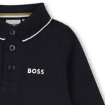 BOSS Παιδικό Πόλο Μακρυμάνικο για Αγόρι Μπλε J53481-849 - Image 3