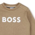 BOSS Παιδικό Φούτερ για Αγόρι Μπεζ J53493-269 - Image 3