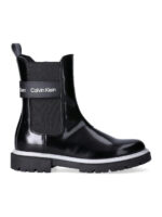 Calvin Klein Παιδικό Μποτάκι Chelsea με λάστιχο στο πλάι για Κορίτσι Μαύρο V4A5-83426-1453-999-BLACK - Image 2