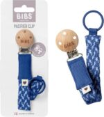 Bibs βρεφικό Κλιπ Πιπίλας Braided Cornflower/Dusty Blue για Αγόρι Μπλε 9401115 - Image 2