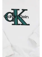 Calvin Klein Παιδικό Φούτερ με στρογγυλή λαιμόκοψη και λογότυπο για Αγόρι Λευκό LVCKTJB43B-YAF-Bright-White - Image 2