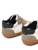 Calvin Klein Βρεφικό Αθλητικό Παπούτσι Sneaker με Σκρατς για Αγόρι Μαύρο V0B9-83438-1976-Y746-TAUPE-OFF-WHITE-BLACK - Image 2