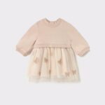 Mayoral Newborn Βρεφικό Φόρεμα για Κορίτσι Μπεζ 16-02825-052