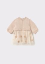 Mayoral Newborn Βρεφικό Φόρεμα για Κορίτσι Μπεζ 16-02825-052 - Image 2