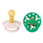 Bibs βρεφική Πιπίλα Studio Colour Polka Latex Baby Petal/Cactus Size 2 για Κορίτσι Ροζ 12034106