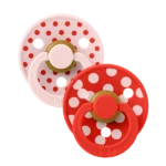 Bibs βρεφική Πιπίλα Studio Colour Polka Anatomical Latex Blossom/Candy Apple Size 2 για Κορίτσι Ροζ 221134102