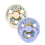 Bibs βρεφική Πιπίλα Colour x Liberty Chloe Meadow Latex Ivory Mix Size 2 για Αγόρι Λευκό 12035101