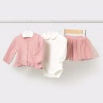 Mayoral Newborn Βρεφικό Σετ για Κορίτσι Ροζ 16-02811-030