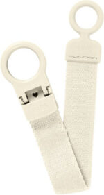 Bibs βρεφικό Κλιπ Πιπίλας Loop Ivory για Αγόρι Λευκό 9501216