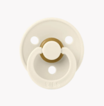 Bibs βρεφική Πιπίλα Colour Round Latex Size 1 Ivory για Αγόρι Εκρού 26-100216C-Ivory