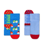 Happy Socks Βρεφικές Κάλτσες 2-Pack Tractor Anti Slip Socks για Αγόρι Πολύχρωμες P007002