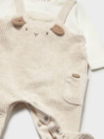 Mayoral Newborn Βρεφική Σαλοπέτα για Αγόρι Λευκό 16-02660-065 - Image 3