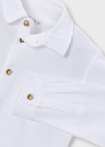 Mayoral Παιδικό Πουκάμισο Μακρυμάνικο για Αγόρι Λευκό 16-04145-091 - Image 4