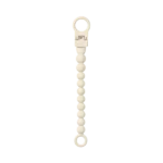 Bibs Βρεφικό Κλιπ Πιπίλας Beaded Ivory για Αγόρι Λευκό 16-9502216