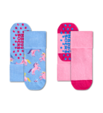 Happy Socks Βρεφικές Κάλτσες 2-Pack Unicorn Anti Slip Socks για Κορίτσι Πολύχρωμες P007003